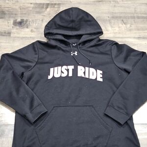 Under Armour Black Hoodie - Just Ride Design
